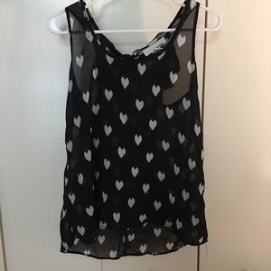 See through sleeveless top